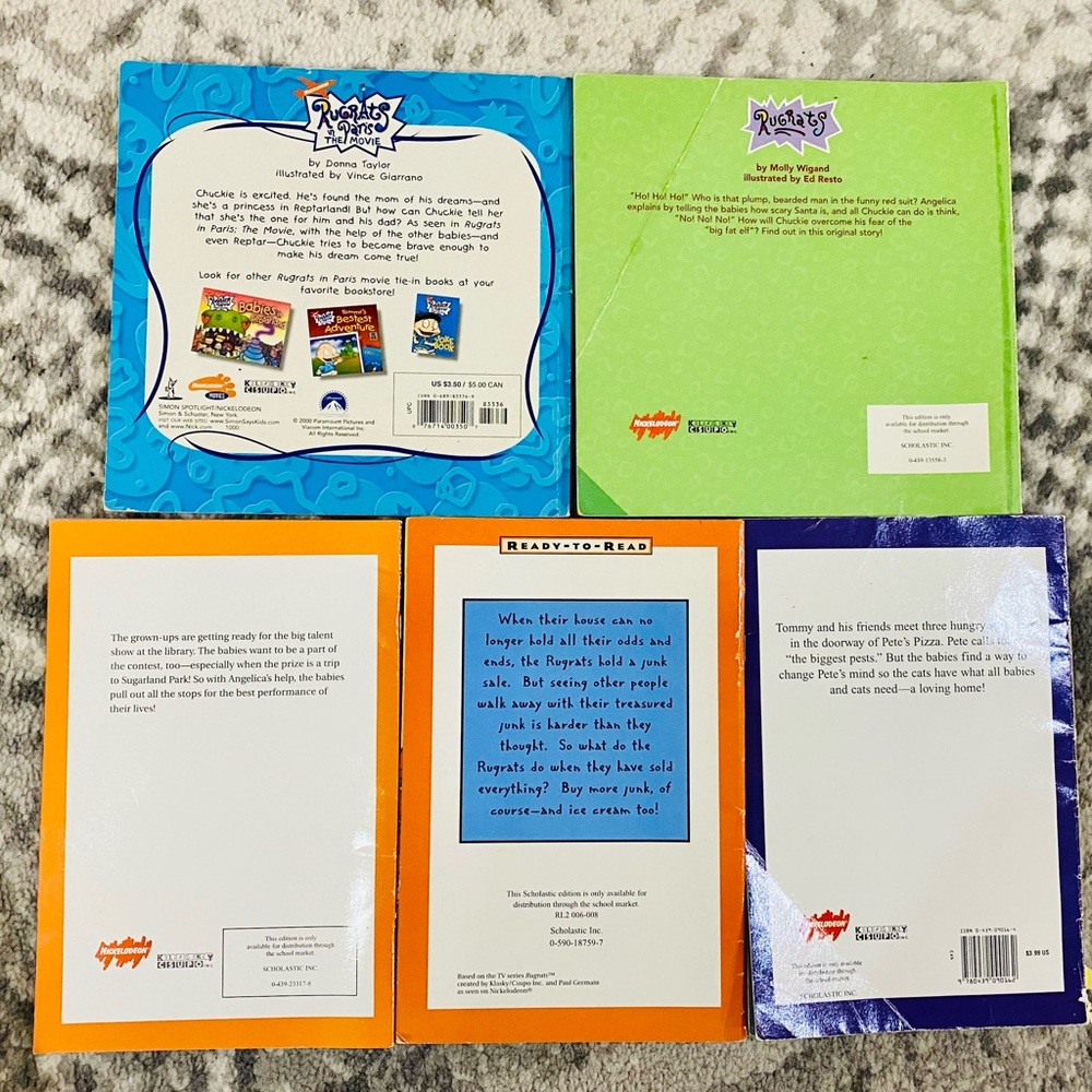 Vintage Scholastic Nickelodeon Rugrats Book Bundle - Picture 6 of 6